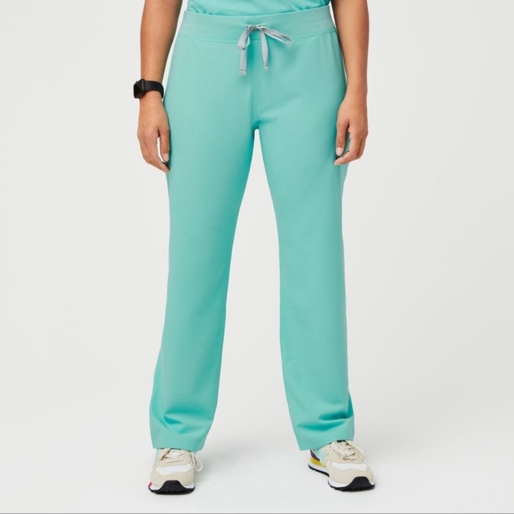 FIGS aqua blue scrub pants NWOT